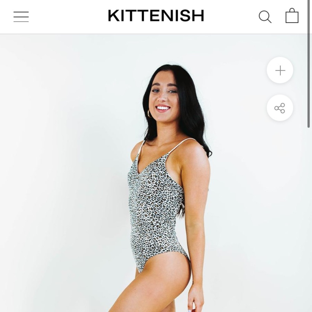 Kittenish Reversible Leopard Bathing Suit